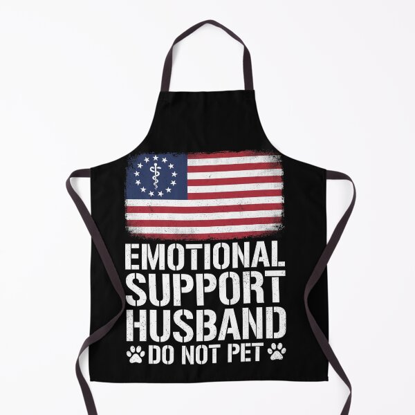 Item preview, Emotional Support Husband Do Not Pet Funny Relationship Humor Wife Spouse Gift designed and sold by SofenArt.