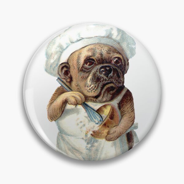 Item preview, Pug Baker designed and sold by GrayHareCards.