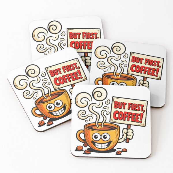 Item preview, Funny But First Coffee designed and sold by SteezeeStore.