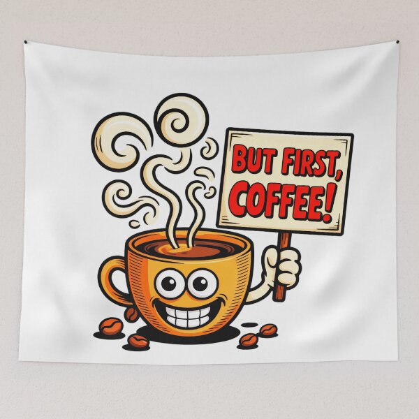 Item preview, Funny But First Coffee designed and sold by SteezeeStore.
