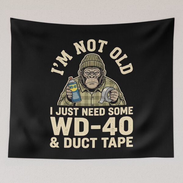Item preview, I'm Not Old I Just Need Some WD-40 & Duct Tape Handy Person Mechanic Humor designed and sold by SofenArt.