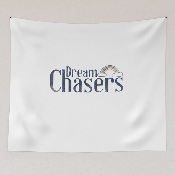 Item preview, Vintage Dream Chasers Rainbow Aesthetic Typography designed and sold by The secret storage room.