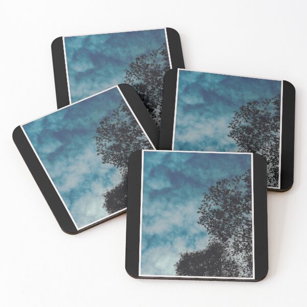 Item preview, looking up at some trees and the sky on a spring day in glasgow (scotland) (may 2026) designed and sold by photosbykel.