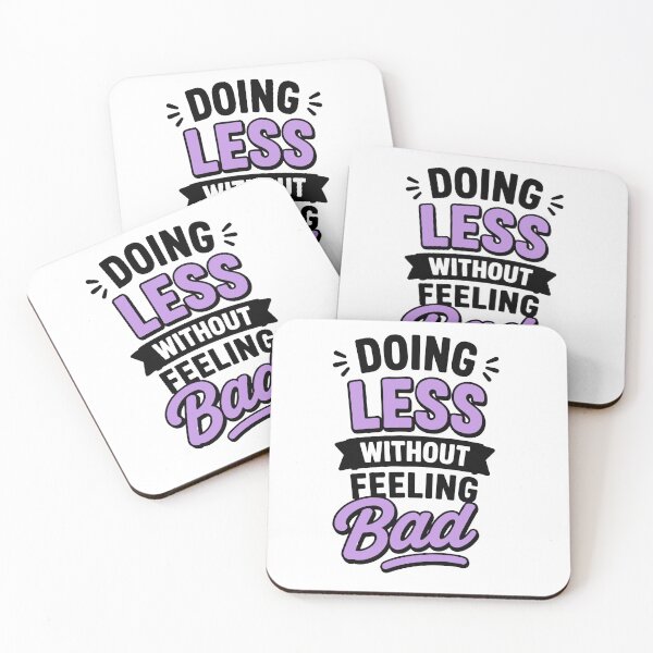 Item preview, Doing Less Without Feeling Bad Cozy Burnout Humor designed and sold by Magmashup.
