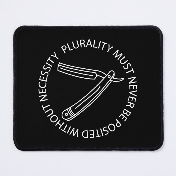 Item preview, Occam's Razor (White) designed and sold by Pretty Blasphemy.