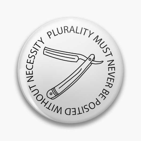 Item preview, Occam's Razor (Black) designed and sold by Pretty Blasphemy.
