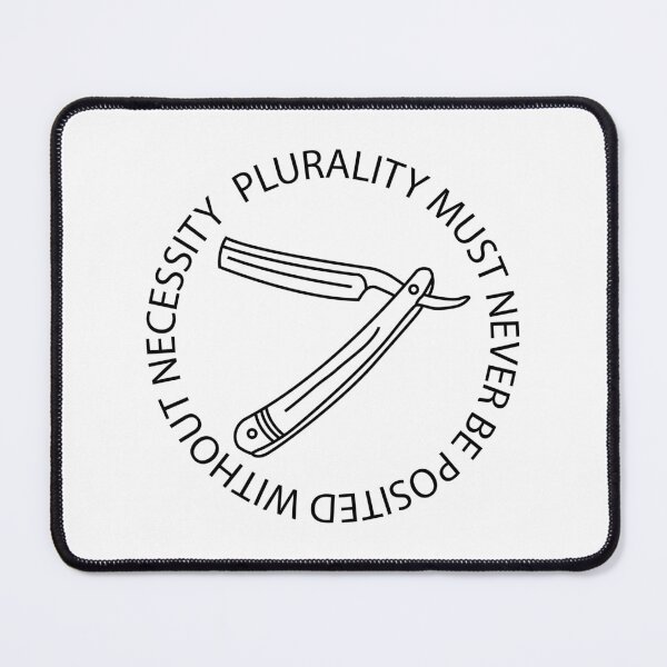 Item preview, Occam's Razor (Black) designed and sold by Pretty Blasphemy.