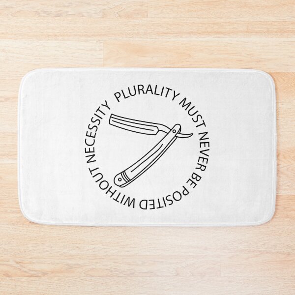 Item preview, Occam's Razor (Black) designed and sold by Pretty Blasphemy.