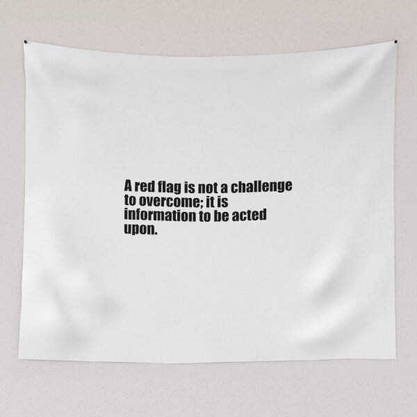 Item preview, A red flag is not a challenge designed and sold by DT creations.