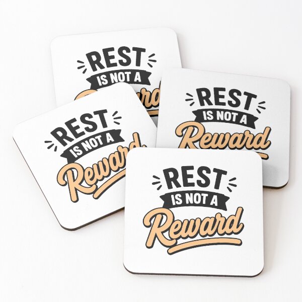 Item preview, Rest Is Not A Reward Gentle Healing Quote designed and sold by Magmashup.