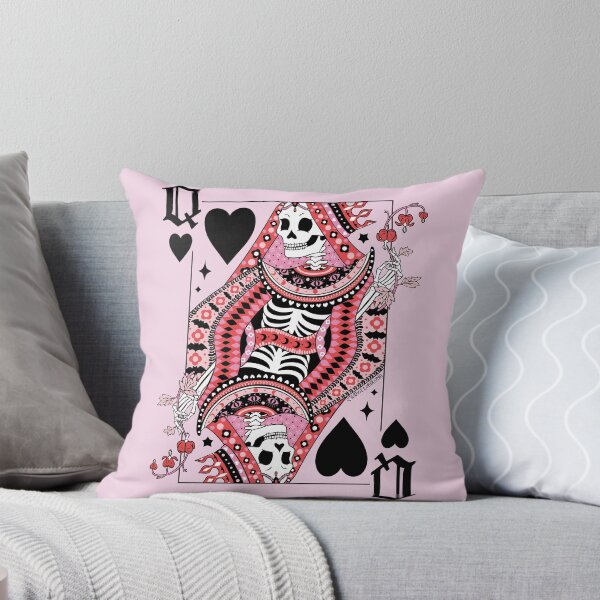 Item preview, Skeleton Queen of Hearts Playing Card designed and sold by StudioFloraLuna.