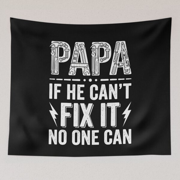Item preview, Papa If He Can't Fix It No One Can Handyman Dad Grandpa Father Gift designed and sold by SofenArt.