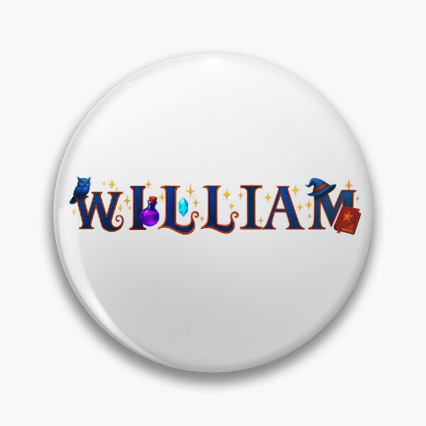 Item preview, SPELLBOUND NAMES COLLECTION  – ✨ WILLIAM ✨ – STORYBOOK SPELLCASTER DREAMS designed and sold by WheelieGdArt.
