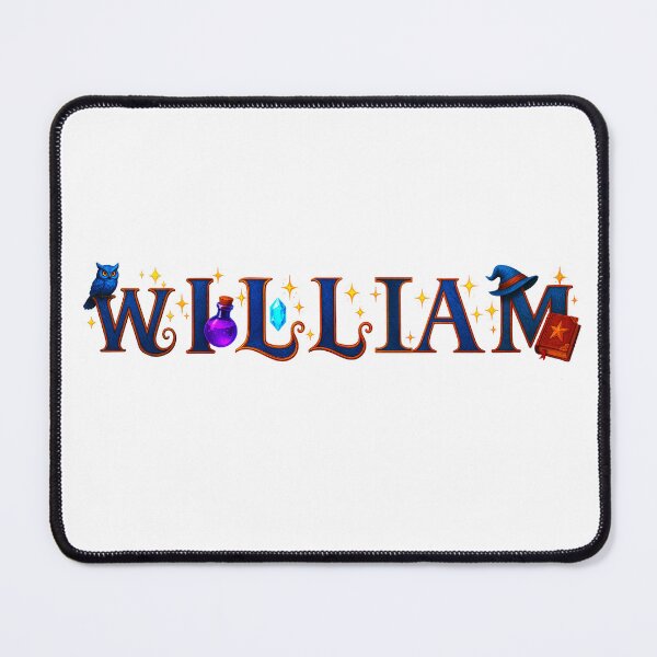 Item preview, SPELLBOUND NAMES COLLECTION – ✨ WILLIAM ✨ – STORYBOOK SPELLCASTER DREAMS designed and sold by WheelieGdArt.