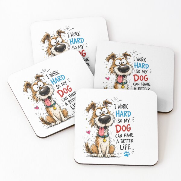 Item preview, Funny Cartoon Dog – Humorous Doodle Illustration for Dog Lovers designed and sold by NABPOD.