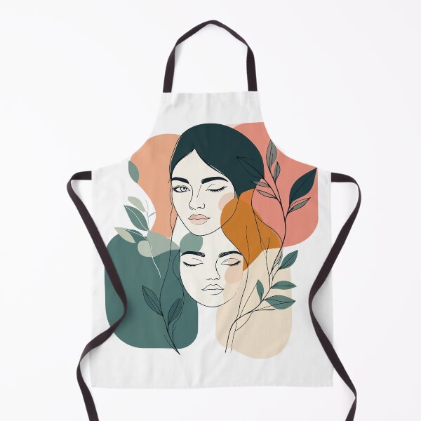 Item preview, Minimalist Two Faces Line Art Print - Boho Abstract Women Sisterhood Wall Art designed and sold by BestChoiceService.