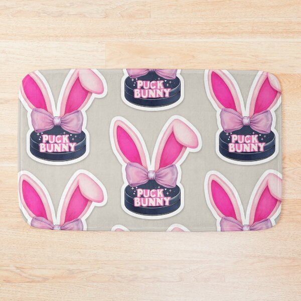 Item preview, Pink Bow Puck Bunny Aesthetic Off Campus Hockey Fans Merch  designed and sold by tracynguyen23.