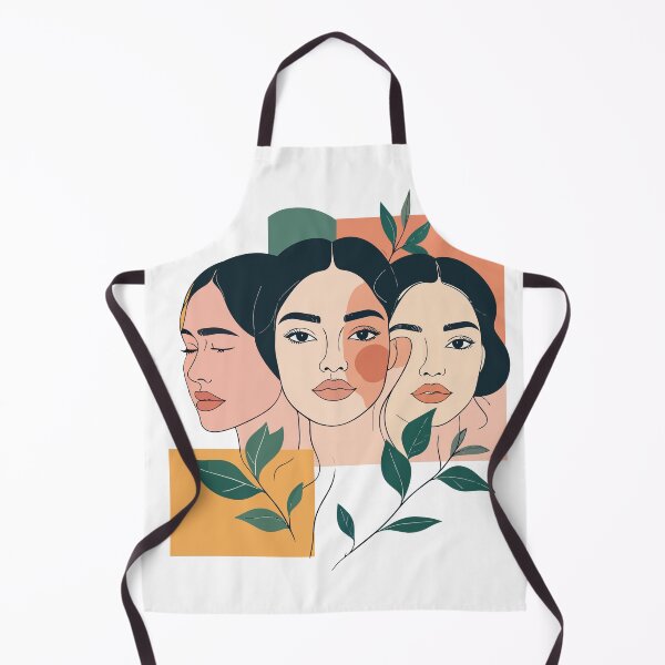 Item preview, Abstract Three Women Portrait Print - Boho Minimalist Sisterhood Wall Art designed and sold by BestChoiceService.