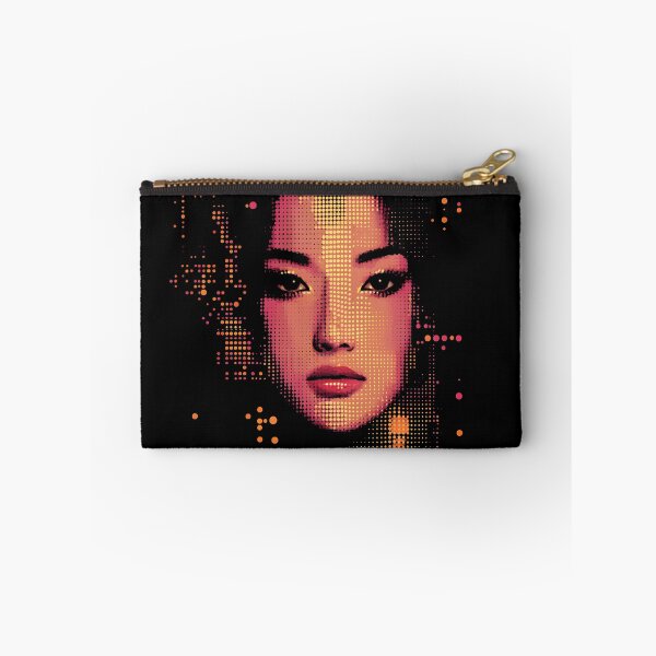 Artikelvorschau, Neon Halftone Asian Beauty entworfen und verkauft von ClubVacay.