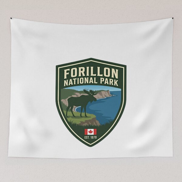 Item preview, Forillon National Park Est. 1970 Canada Quebec Moose Nature Lover designed and sold by Simsimah26Parks.