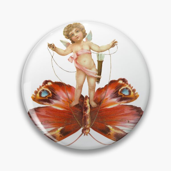 Item preview, Cherub on a Butterfly designed and sold by GrayHareCards.