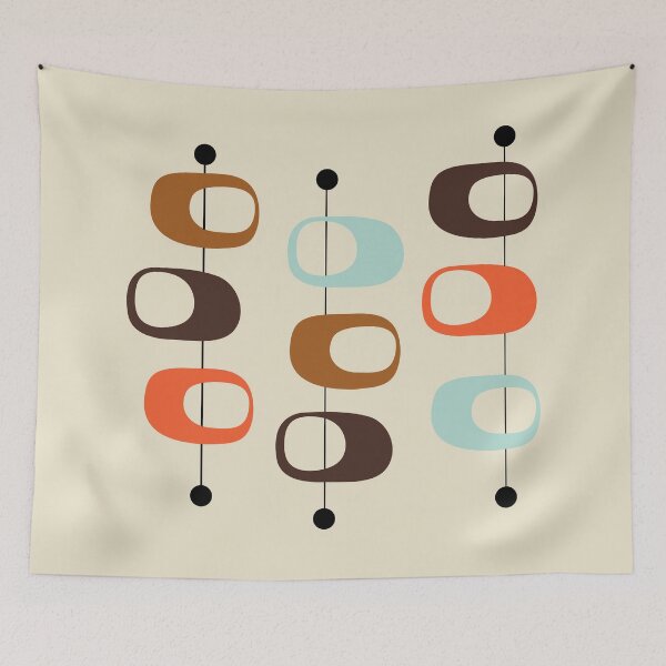 Item preview, Mid Century Modern Design (Atomic Cat Collection) designed and sold by Pixels & Paint.