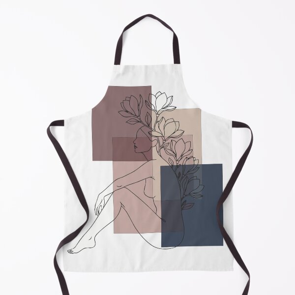 Item preview, Abstract Nude Woman Magnolia Print - Boho Minimalist Female Silhouette Wall Art designed and sold by BestChoiceService.