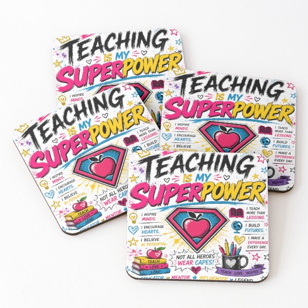 Item preview, Teaching Is My Superpower Teacher Design designed and sold by ButterflyHolly Resource.