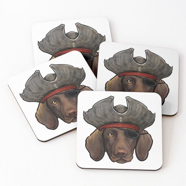 Item preview, German Shorthaired Pointer Pirate designed and sold by whyitsme.