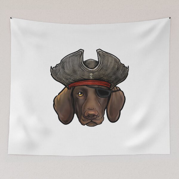 Item preview, German Shorthaired Pointer Pirate designed and sold by whyitsme.