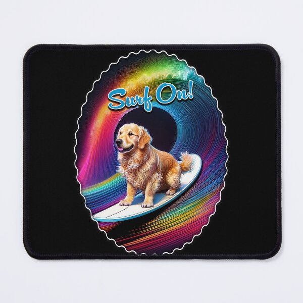 Item preview, Surf On Golden Retriever designed and sold by Karen Wood.