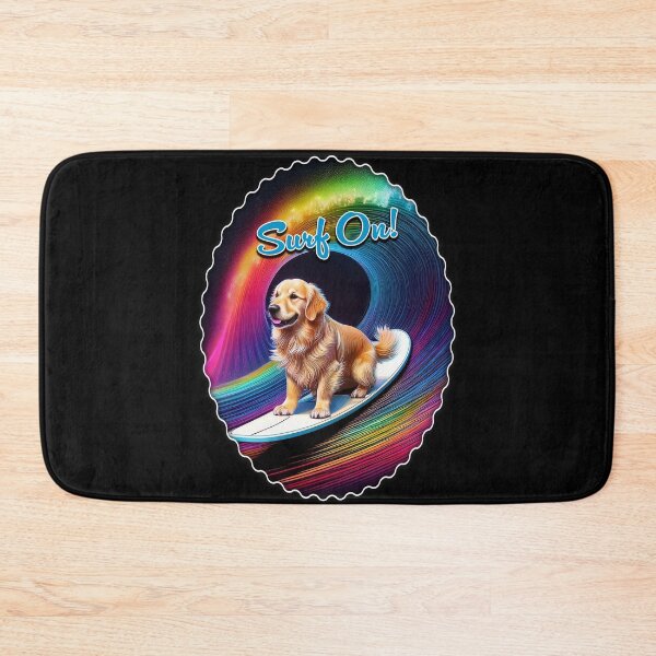 Item preview, Surf On Golden Retriever designed and sold by Karen Wood.