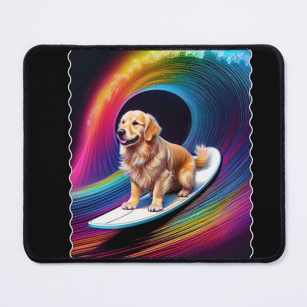 Item preview, Golden Retriever Surfing designed and sold by Karen Wood.