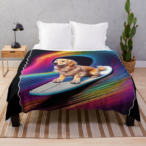 Item preview, Golden Retriever Surfing designed and sold by Karen Wood.