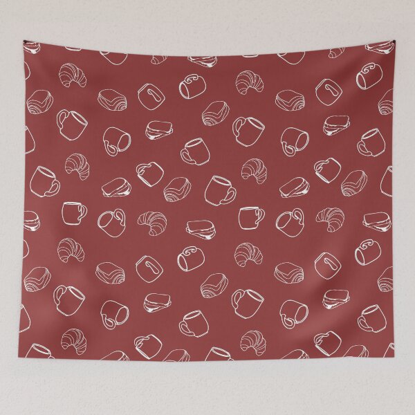 Item preview, Coral Lunch - Burgundy designed and sold by Javotte Art / Gab Dessine.