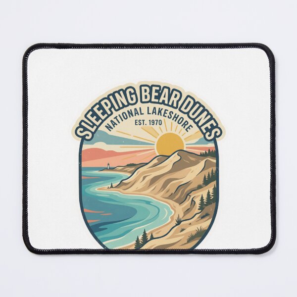 Item preview, Sleeping Bear Dunes National Lakeshore Est 1970 Michigan National Park Travel Visitor designed and sold by Simsimah26Parks.