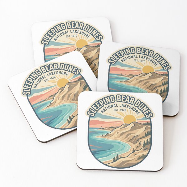 Item preview, Sleeping Bear Dunes National Lakeshore Est 1970 Michigan National Park Travel Visitor designed and sold by Simsimah26Parks.