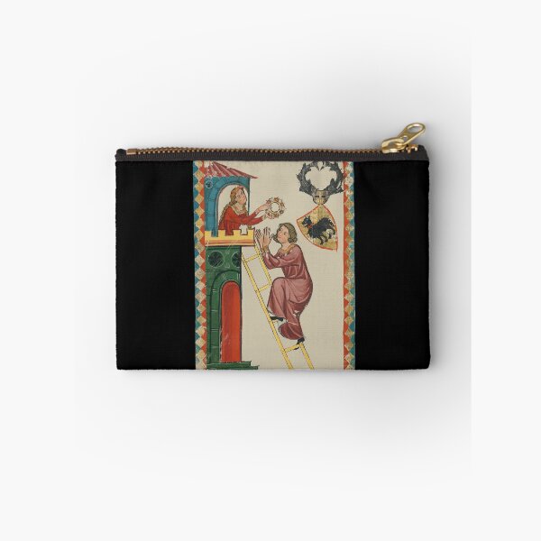 Item preview, Lady Giving Gift to Suitor 14th Century Codex Manesse designed and sold by Cat Lady Designs.