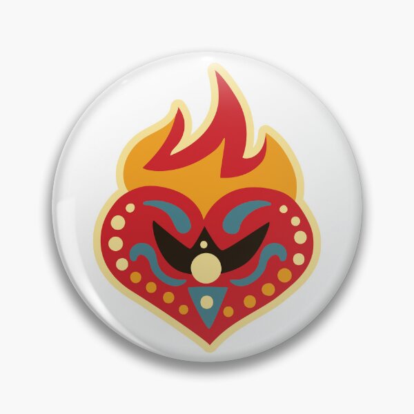 Item preview, Flaming Heart designed and sold by the-craft-shop.
