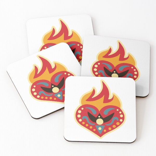 Item preview, Flaming Heart designed and sold by the-craft-shop.