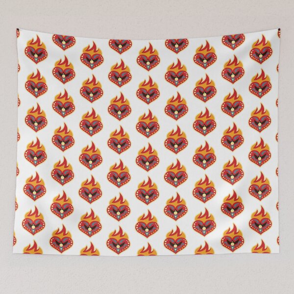 Item preview, Flaming Heart designed and sold by the-craft-shop.