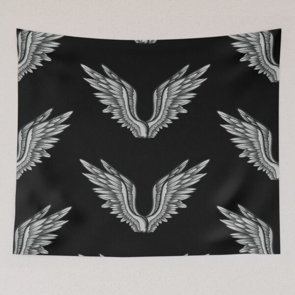 Item preview, Angel wing tattoo style design designed and sold by AngelPainter.