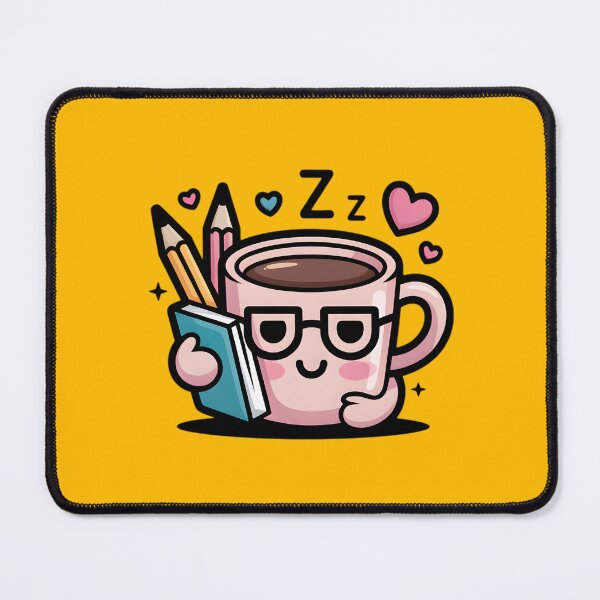Item preview, Sleepy Study Cup – Cute Reading Mood designed and sold by AbanoubStore.