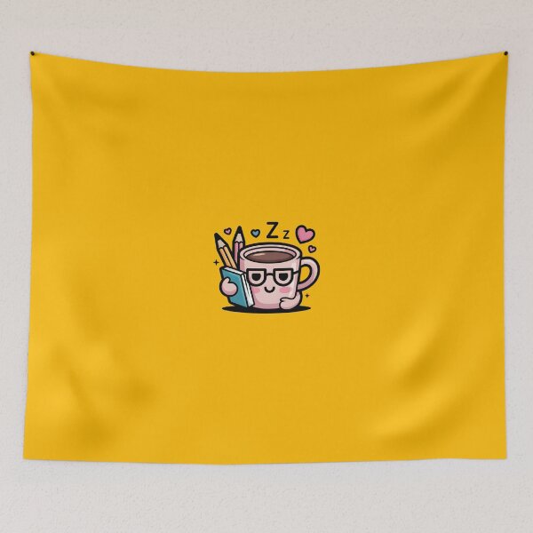 Item preview, Sleepy Study Cup – Cute Reading Mood designed and sold by AbanoubStore.