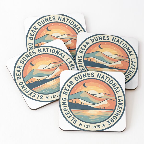 Item preview, Sleeping Bear Dunes National Lakeshore Est. 1970 Michigan Travel Hiking Souvenir designed and sold by Simsimah26Parks.