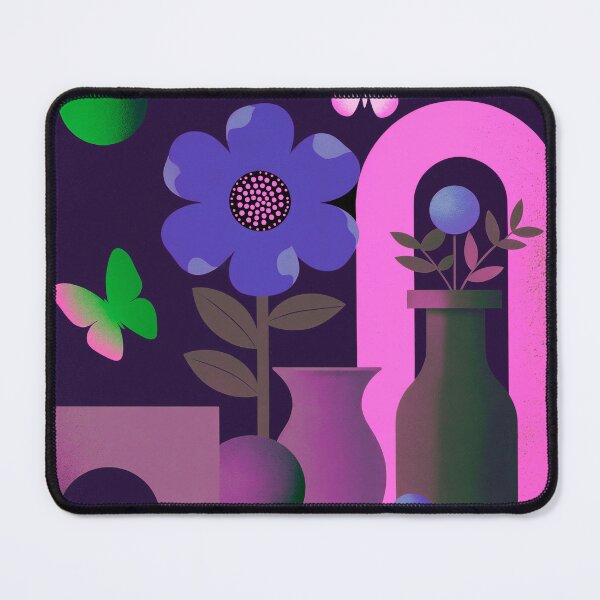 Item preview, Dream Portal Bloom | Neon Purple Botanical Art designed and sold by joycrysstudio.