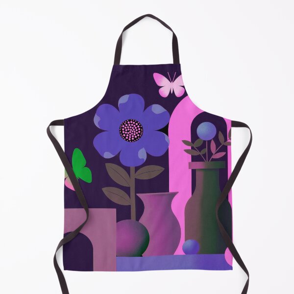 Item preview, Dream Portal Bloom | Neon Purple Botanical Art designed and sold by joycrysstudio.