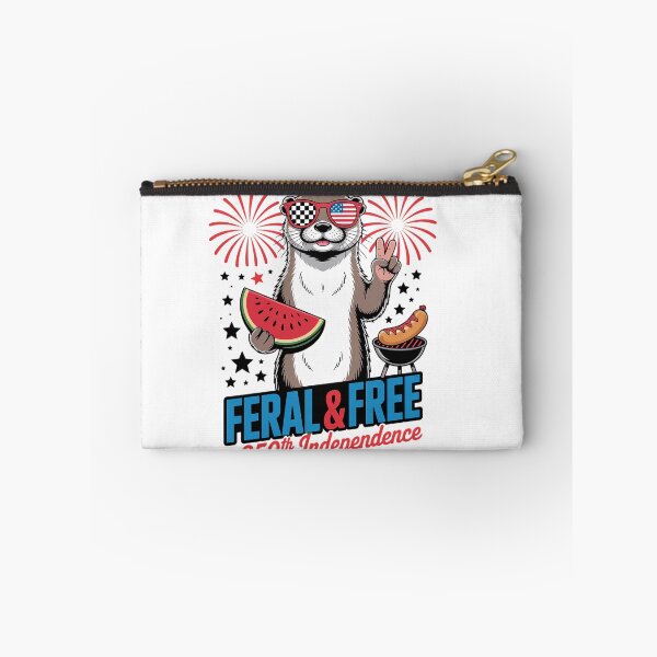 Item preview, 250th Independence 4th of July Feral and Free Otter designed and sold by grounabslaninal.