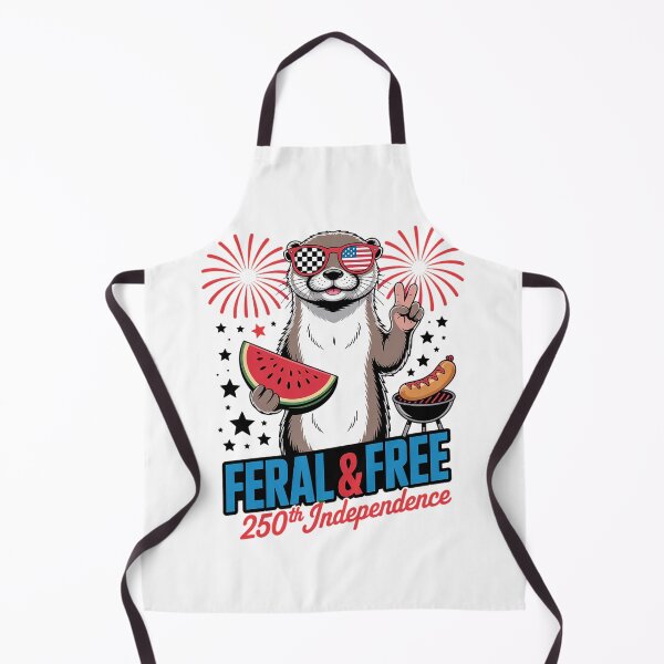 Item preview, 250th Independence 4th of July Feral and Free Otter designed and sold by grounabslaninal.