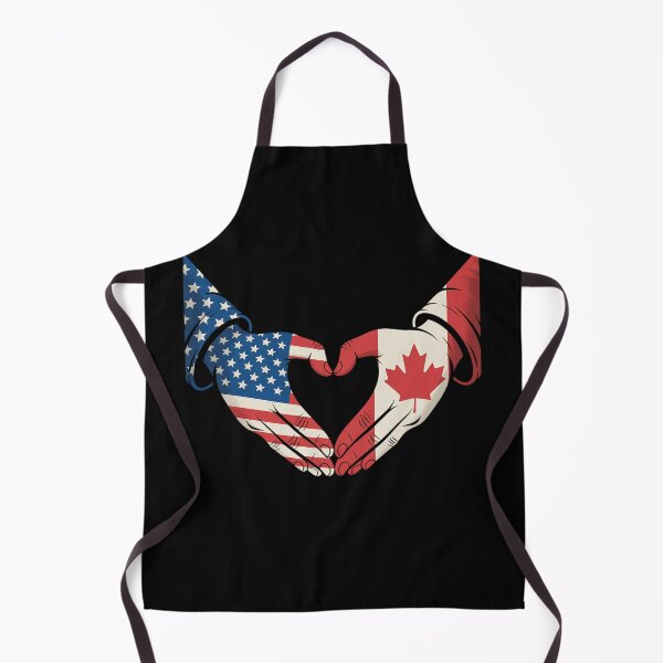 Item preview, Half Canadian Half American Canada USA Flag Heart designed and sold by grounabslaninal.
